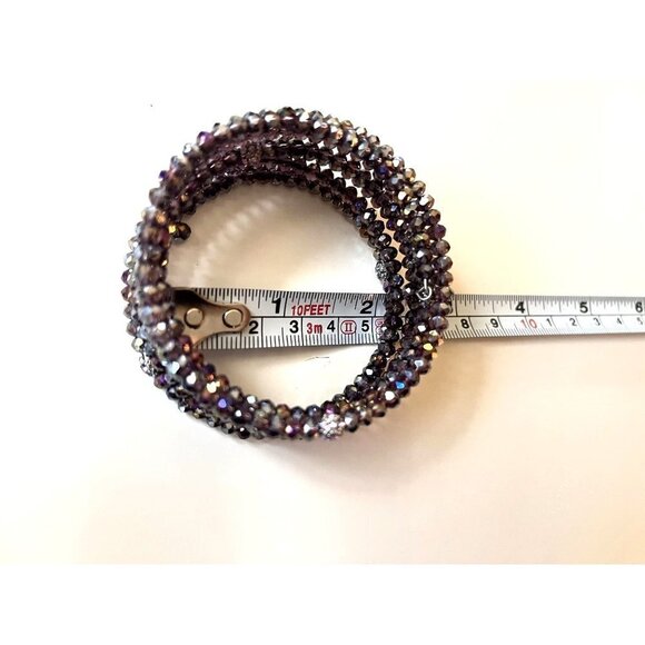 Multi Strand Garnet Beaded Bracelet - Picture 13 of 13